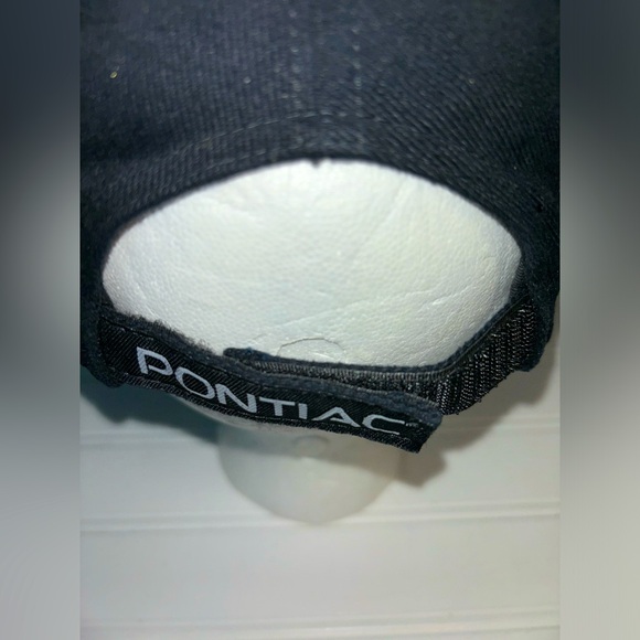 Super Sport Pontiac Racing OS Embroidered Black Hat 100% Cotton Adjustable New - Picture 2 of 4